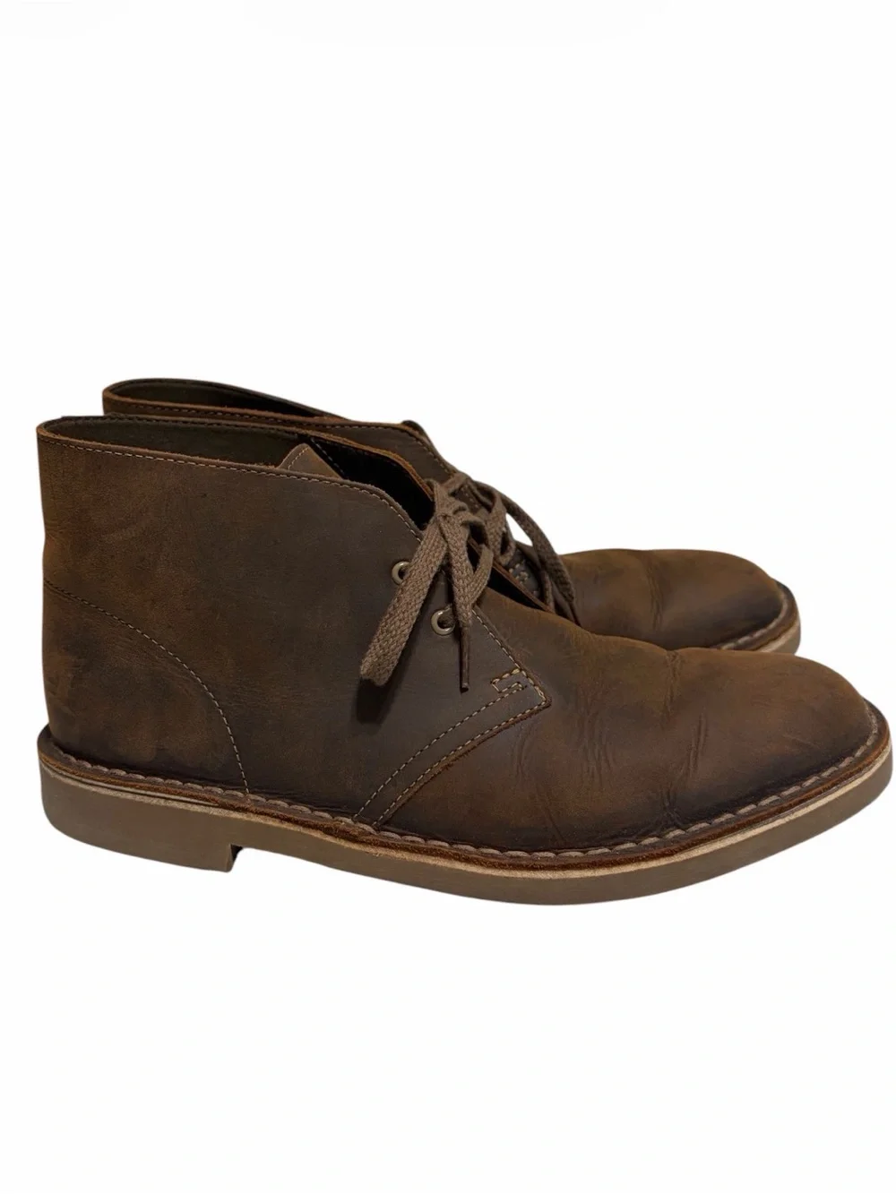 Clark’s Originals Bushacre Brown Leather Chukka Boot Size 8.5